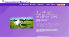 Desktop Screenshot of emmanuelcancer.org